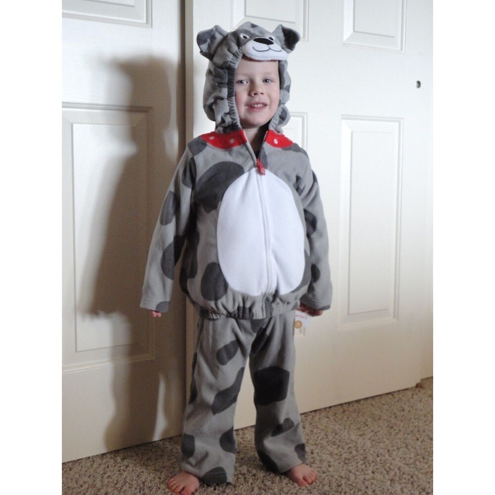 Carter's 2pc Fleece Puppy Dog Spot Costume Dress up Carnival Halloween 6-9M NWT - Picture 3 of 10